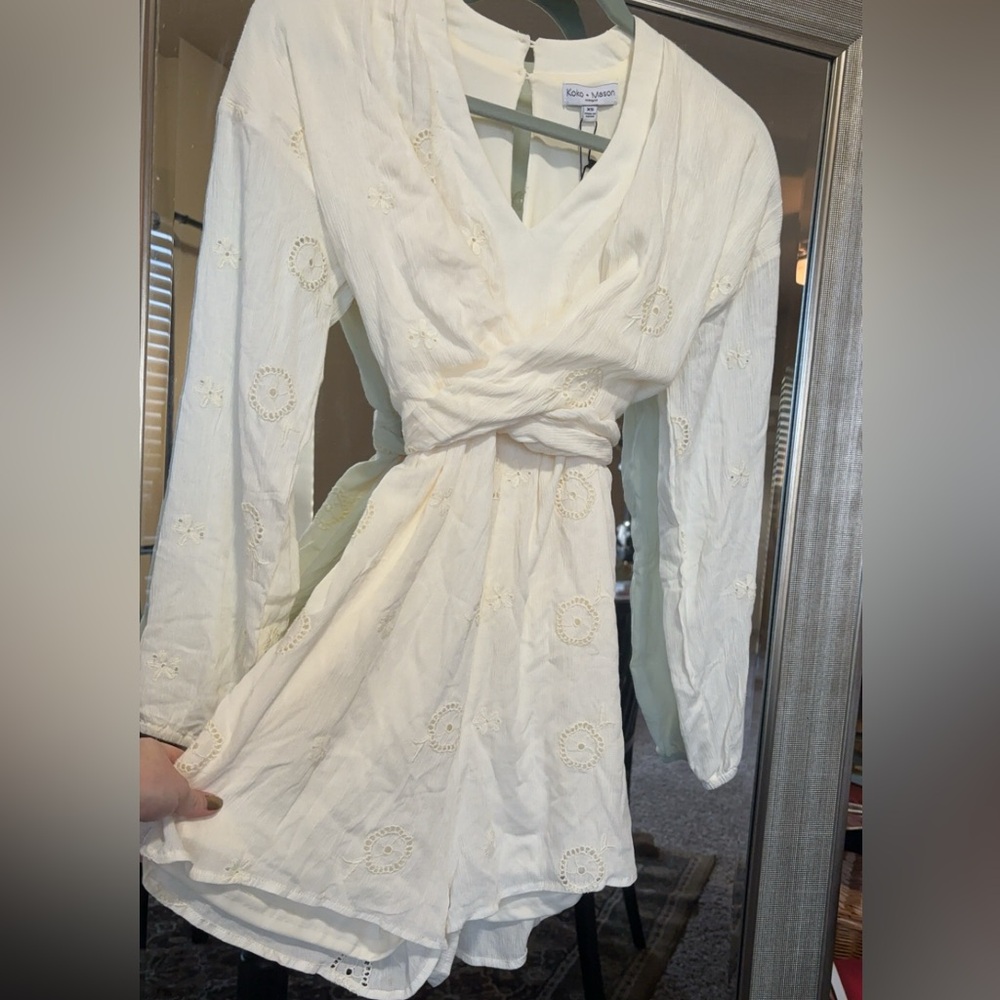 Koko + Mason Lace Romper